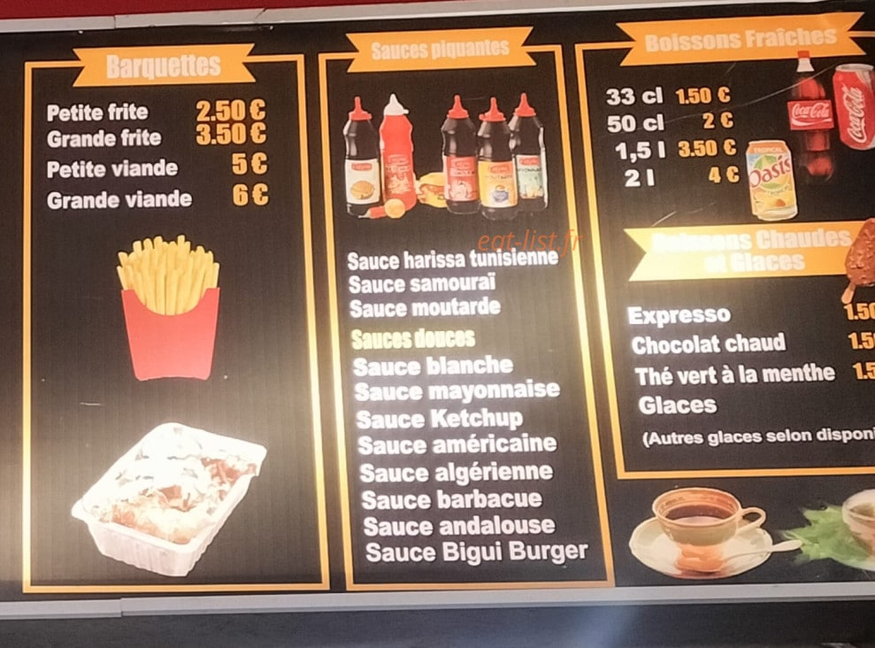 Oasis Kebab — carte page 4