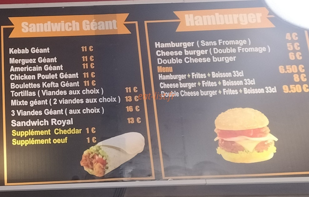 Oasis Kebab — carte page 2