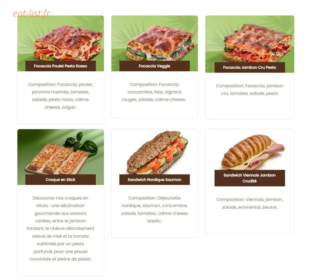 Boulangerie Louise — carte page 1