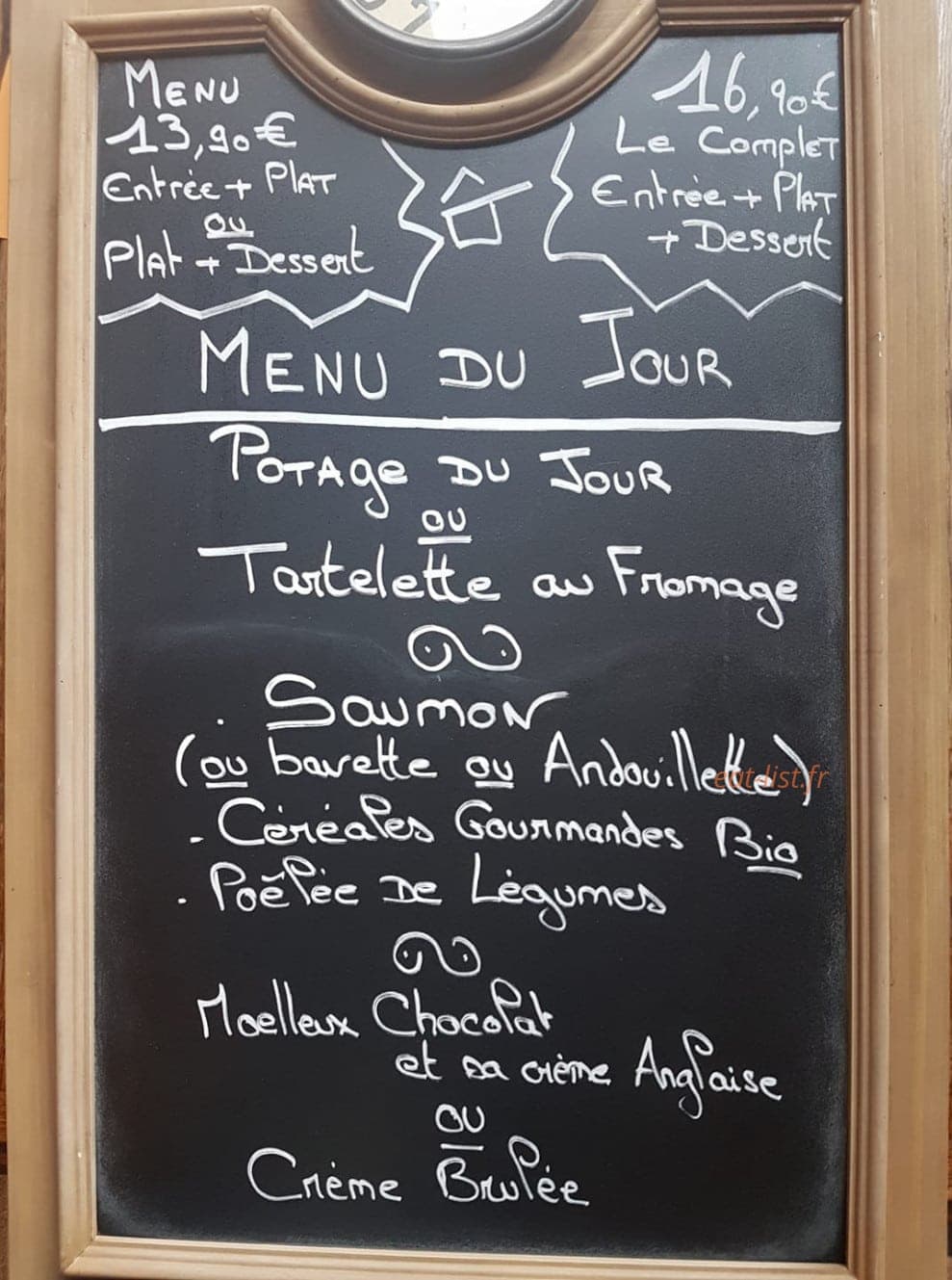 Café des Arts — carte page 1
