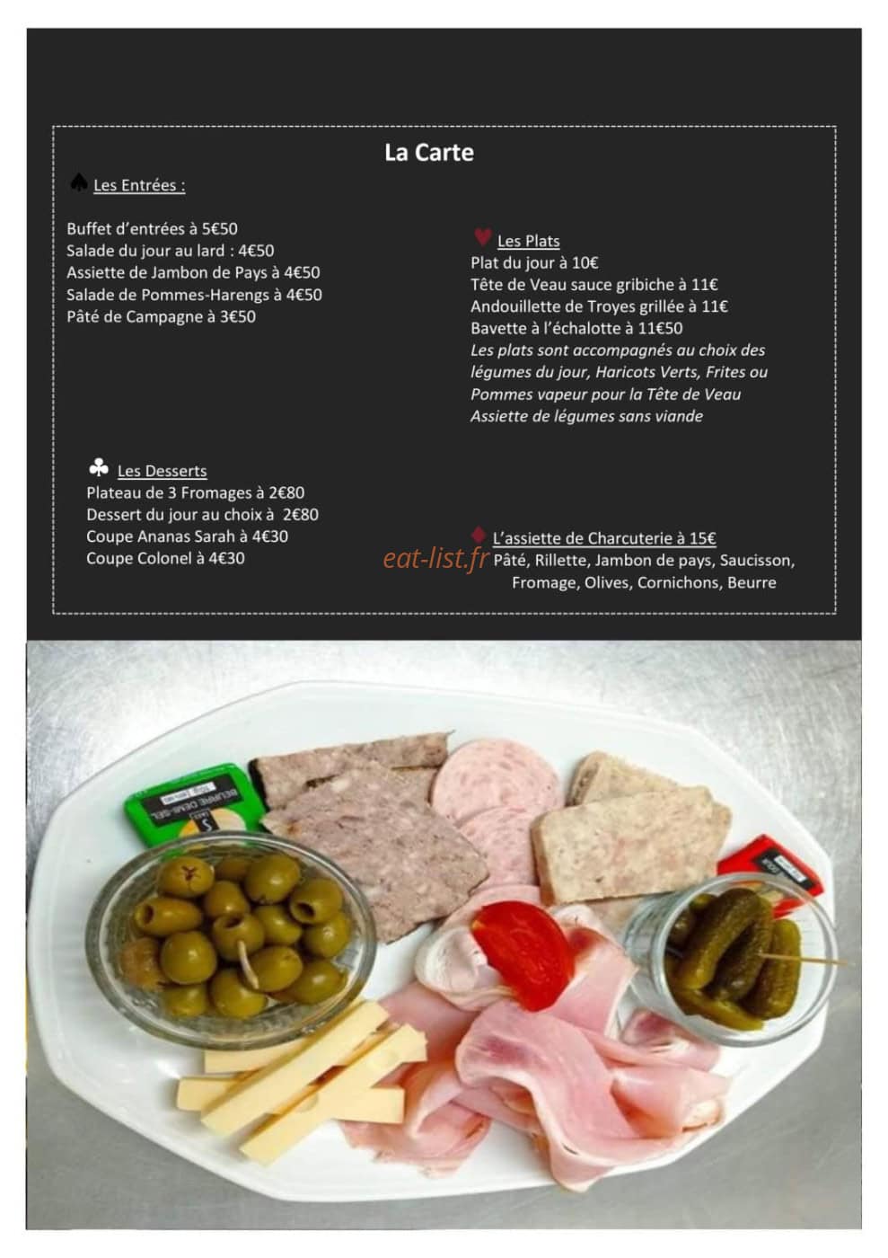 Le prevost — carte page 6