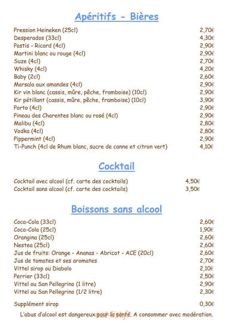 Moopy's Bay — carte page 1