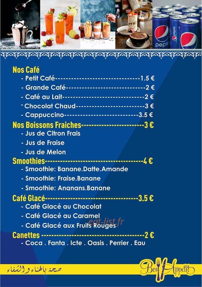 Planete Food — carte page 4
