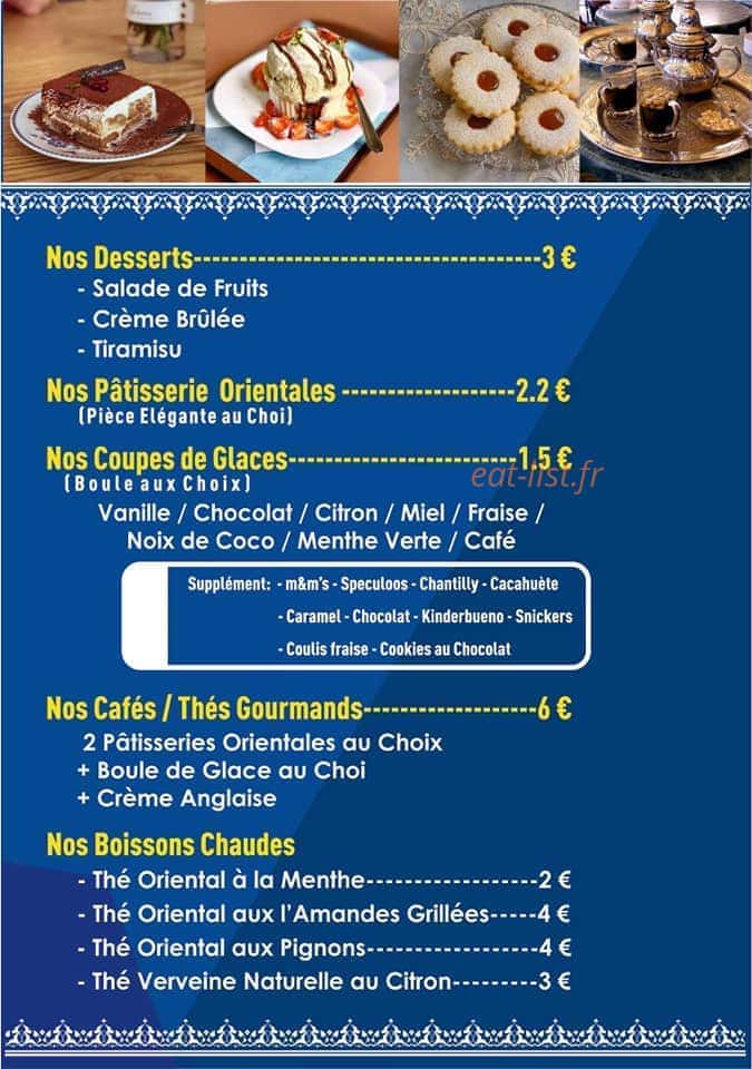 Planete Food — carte page 3
