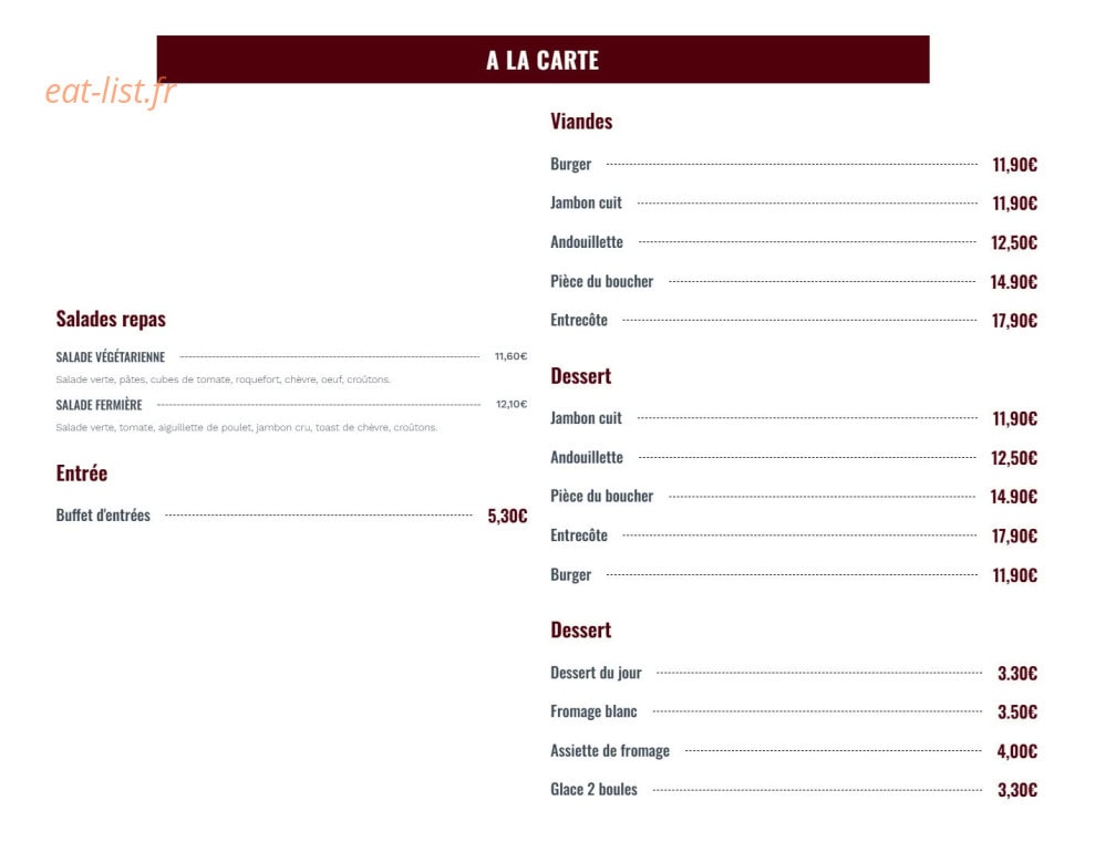 Hôtel Des Voyageurs — carte page 1