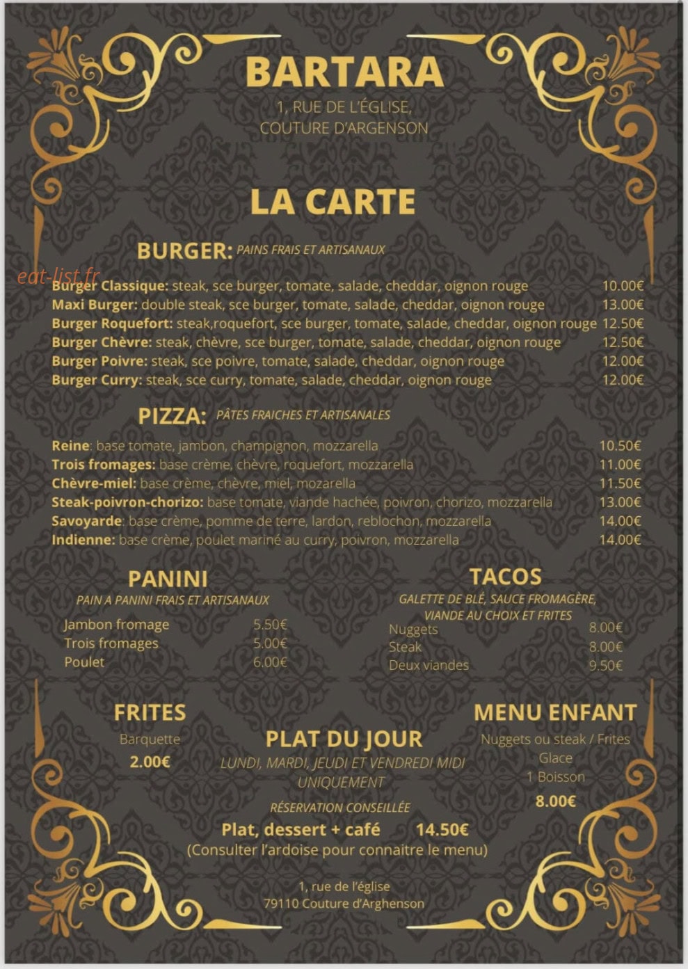 Bartara — carte page 1