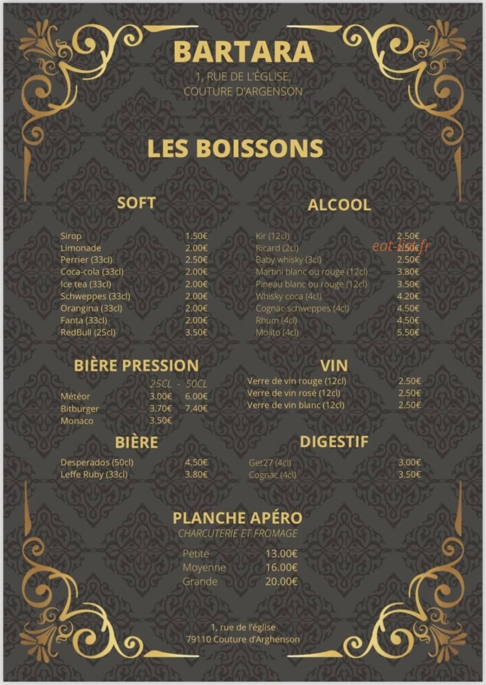 Bartara — carte page 2