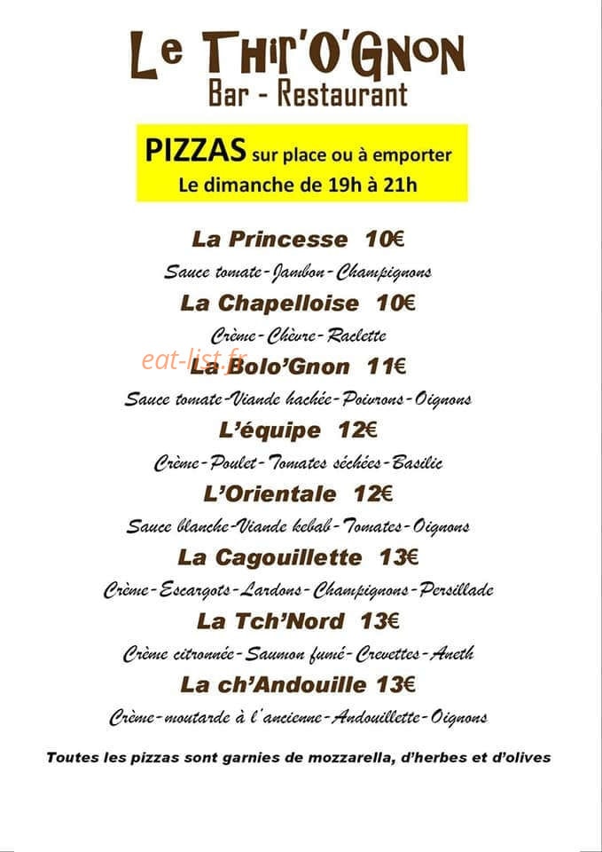 Le Thir'O'Gnon — carte page 3