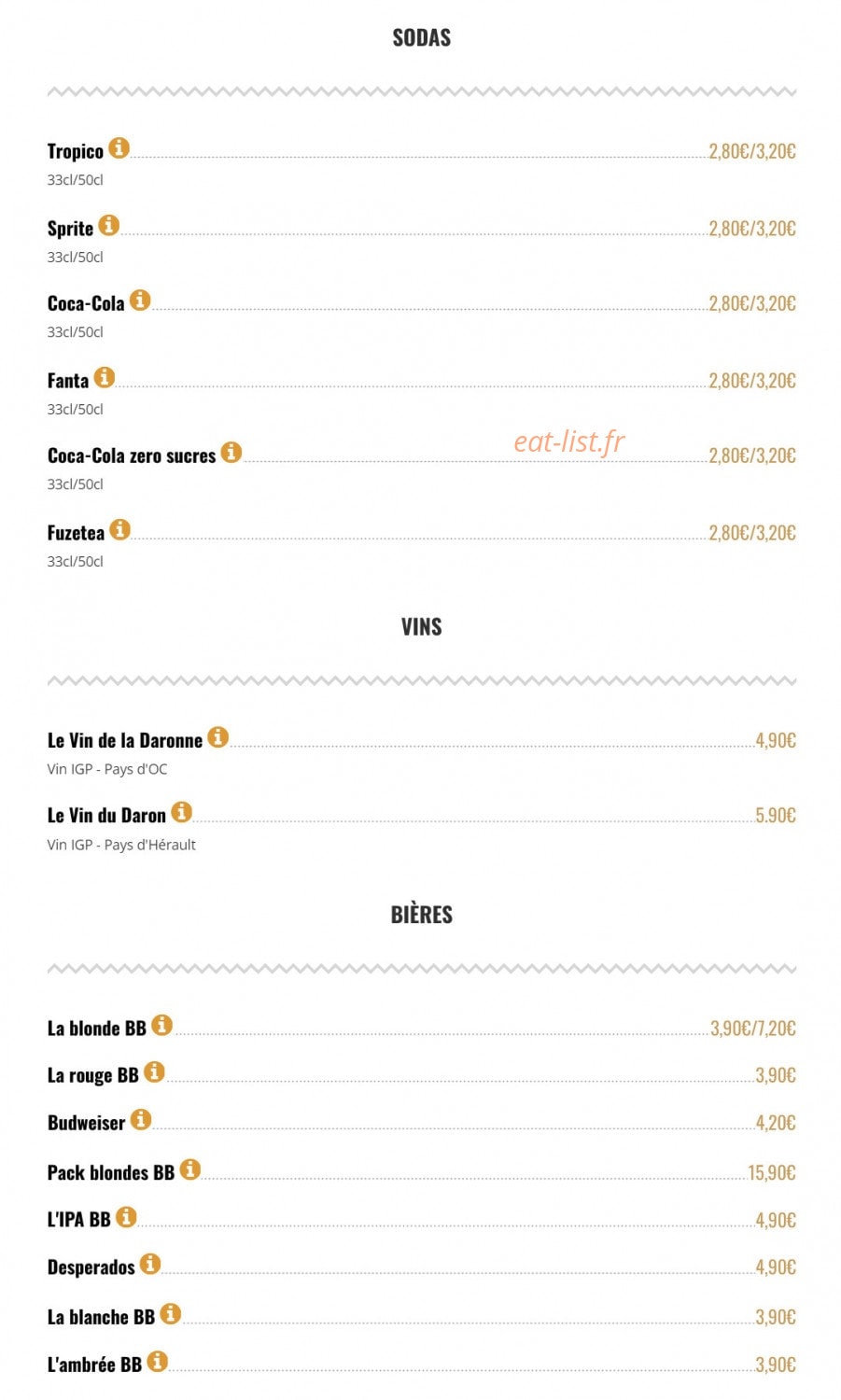 Brut Butcher — carte page 12