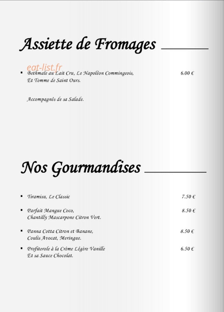 La Virgule — carte page 6