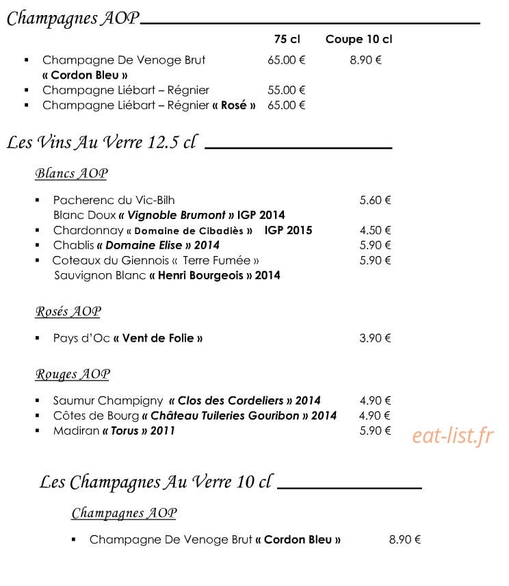 La Virgule — carte page 16
