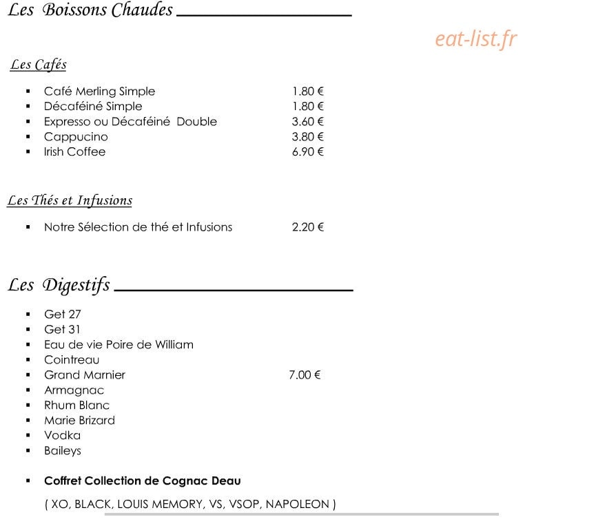 La Virgule — carte page 17