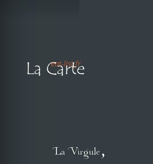 La Virgule — carte page 1