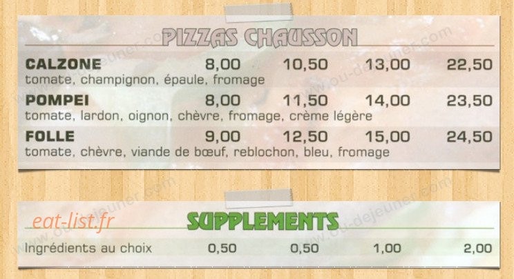 Loyo Pizz — carte page 6