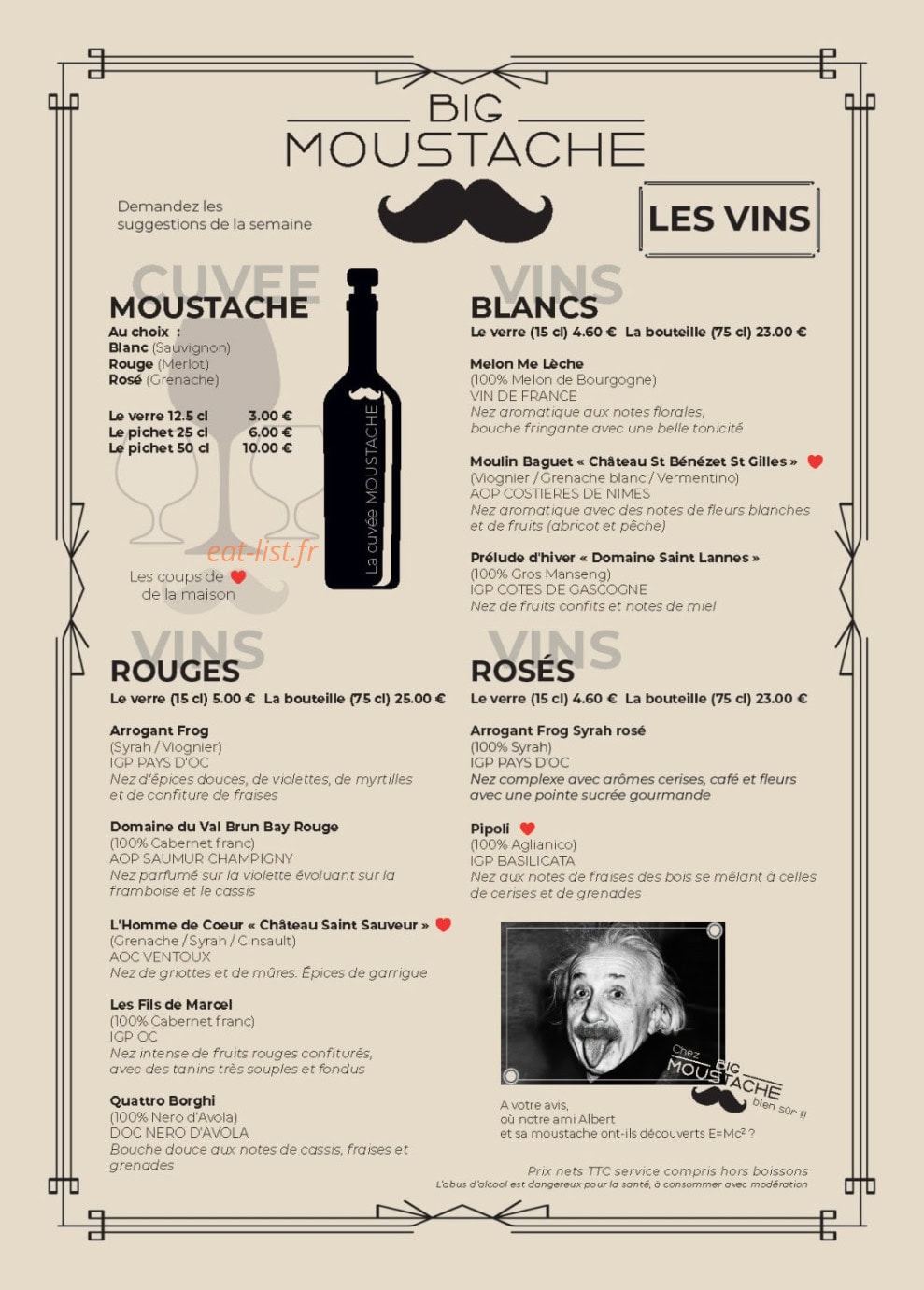Big Moustache — carte page 5