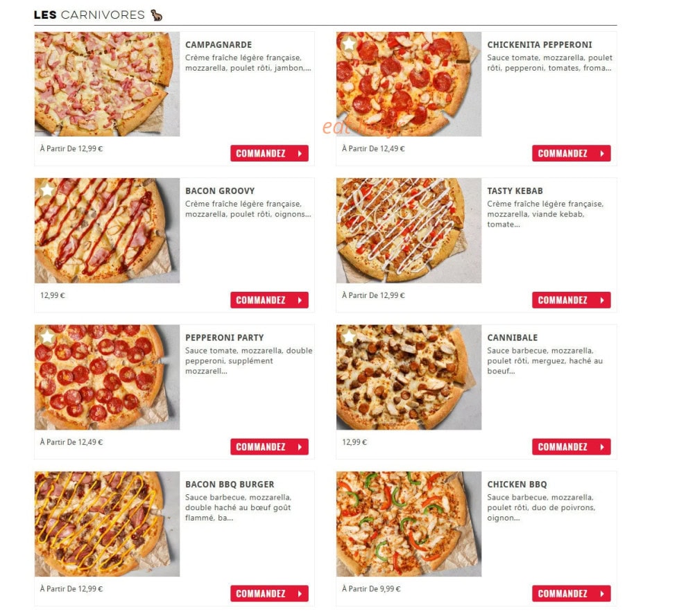 Domino's — carte page 3