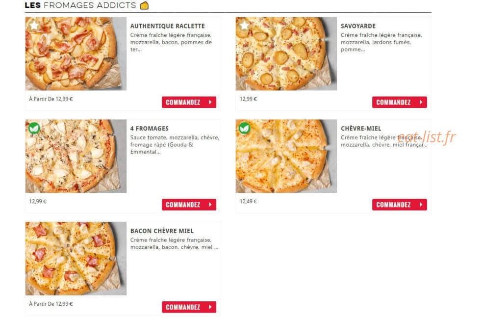 Domino's — carte page 4