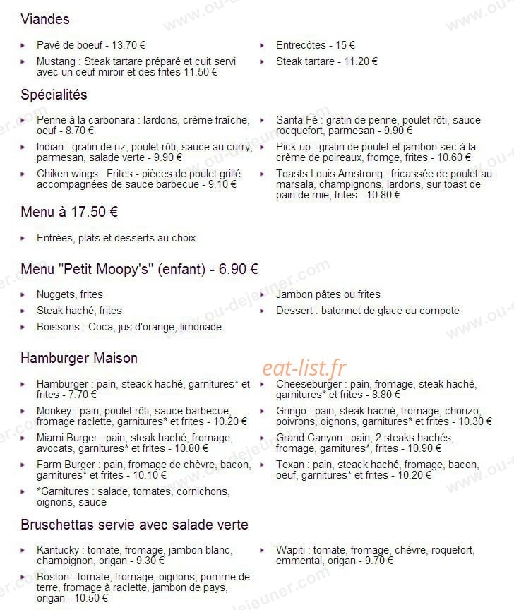 Moopy's Bay — carte page 2