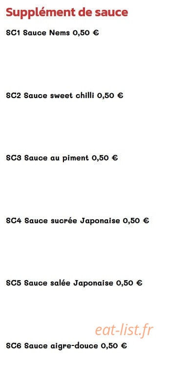 Panda wok — carte page 8