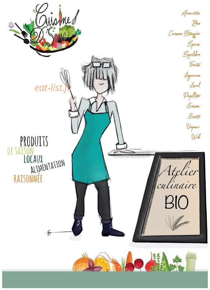 Cuisine D'Sens — carte page 1