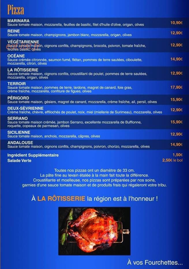 La Rôtisserie — carte page 3