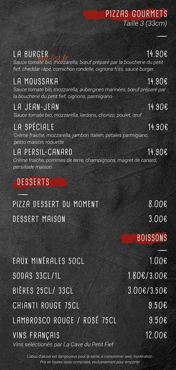 Pizzeria Reno'mets — carte page 3