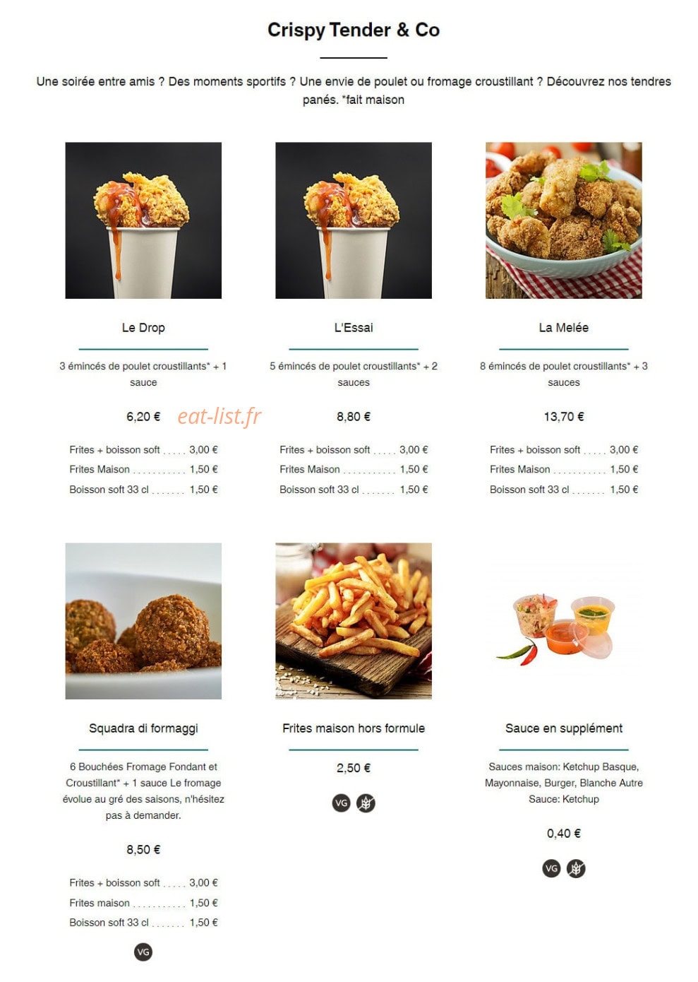 Le P'tit Canaillou — carte page 4