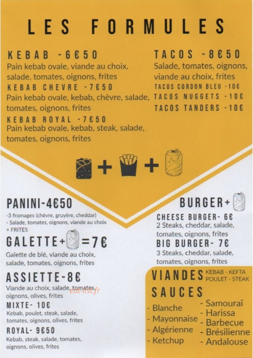 Le Sésame — carte page 1