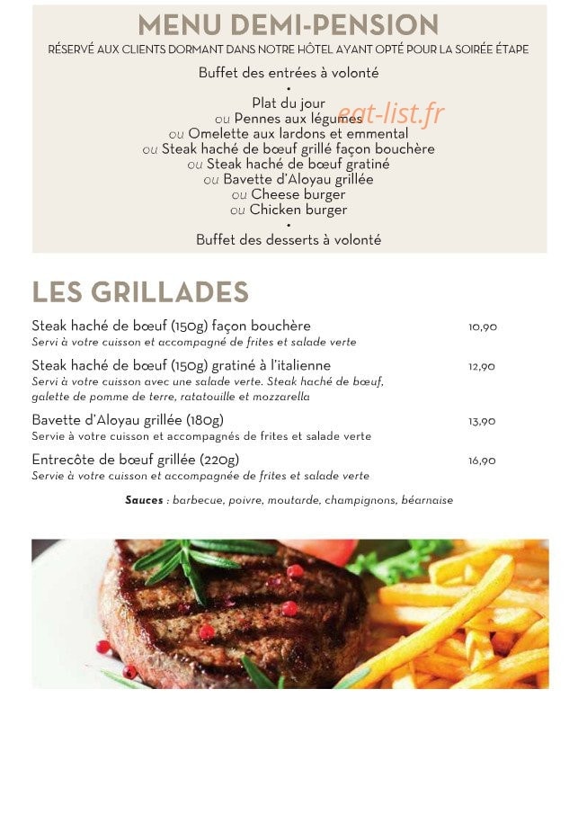 So'Lodge — carte page 4