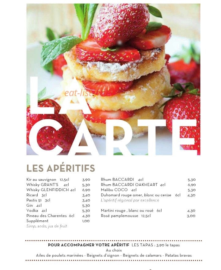 So'Lodge — carte page 1
