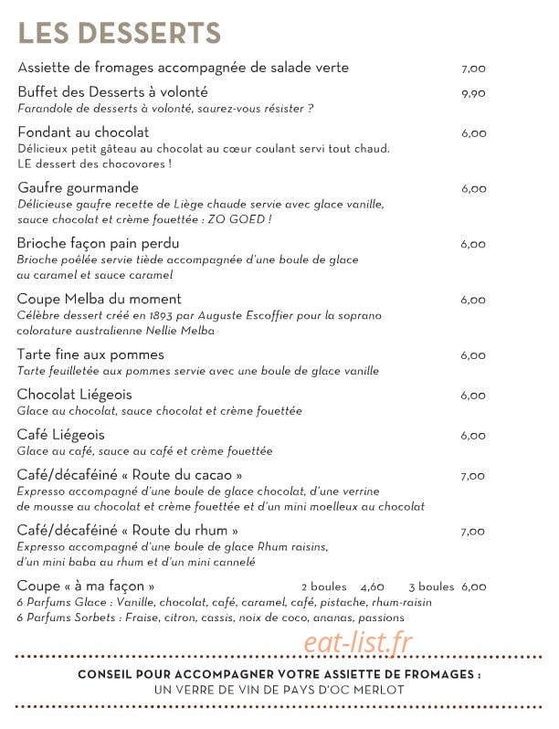 So'Lodge — carte page 6