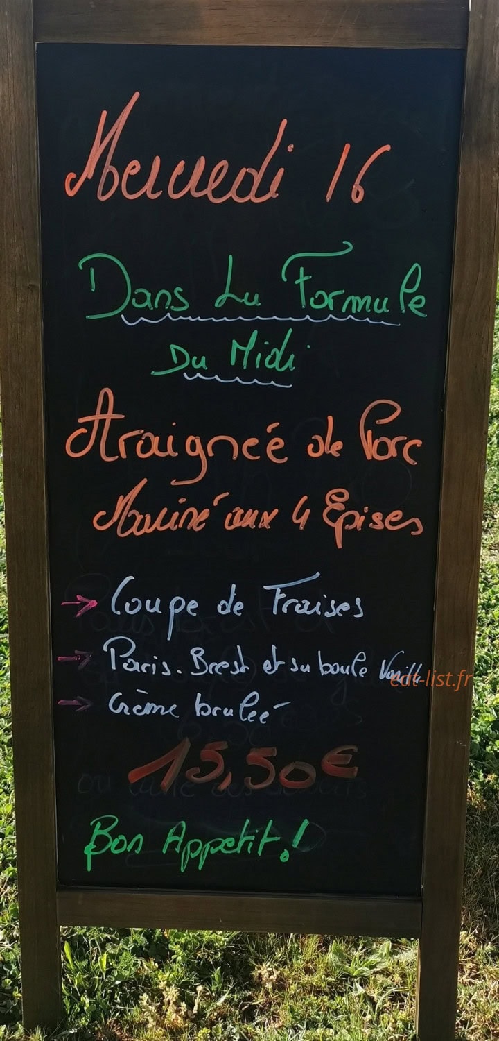 Guinguette La Ballu — carte page 1