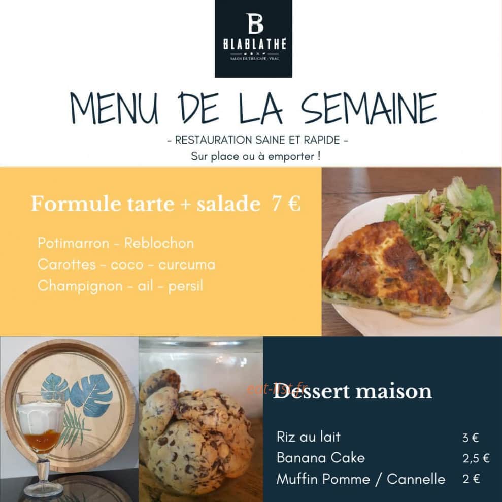 Blablathé — carte page 1