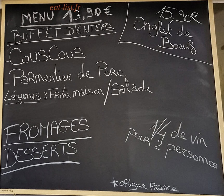 Chez les copains — carte page 1