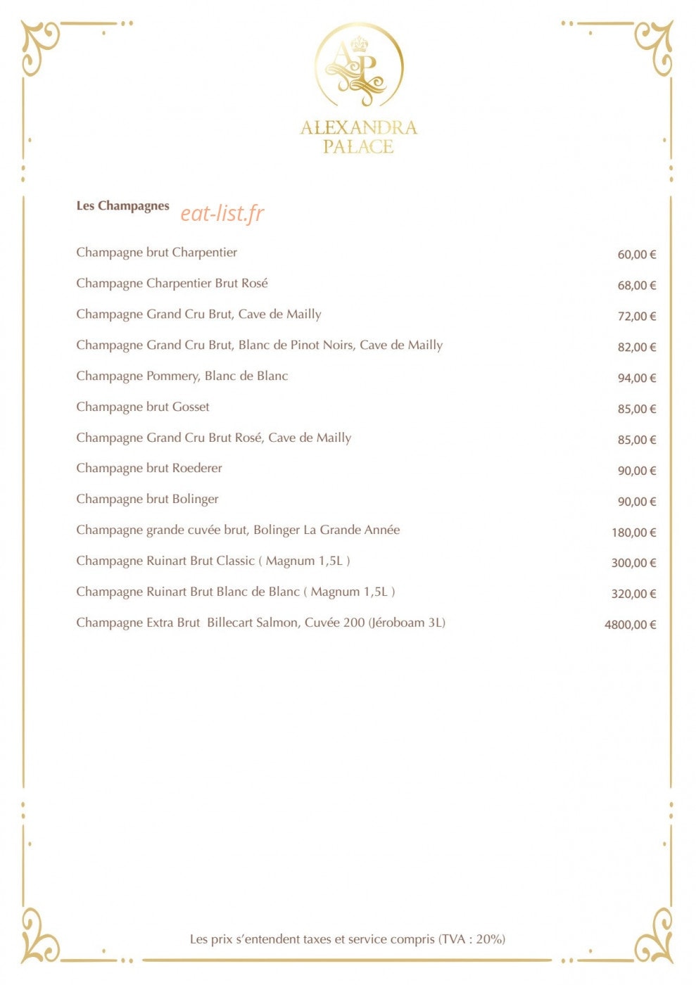 Le Daniel’s — carte page 10