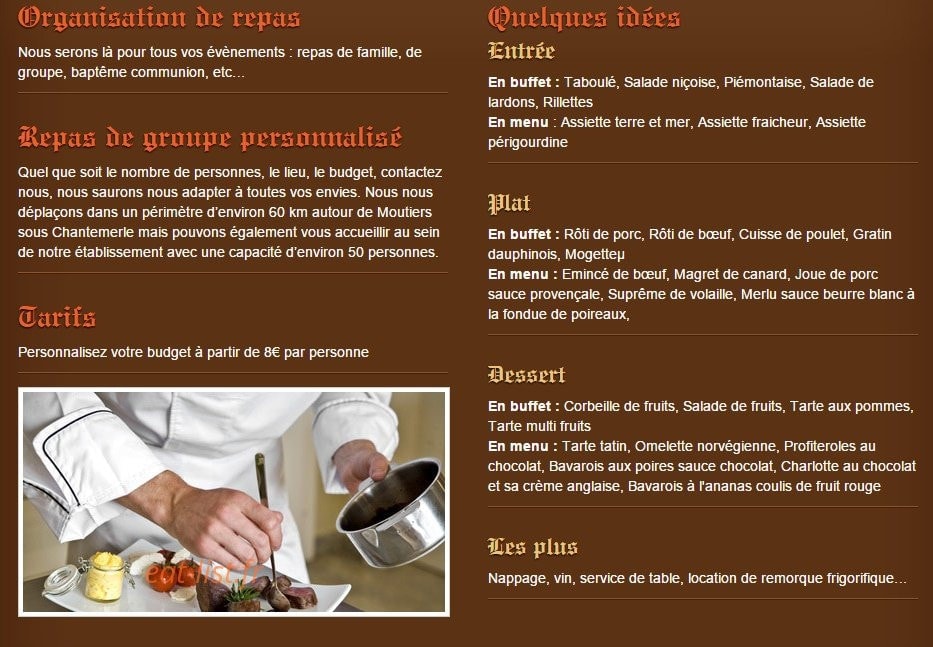 Le Chaudron — carte page 2