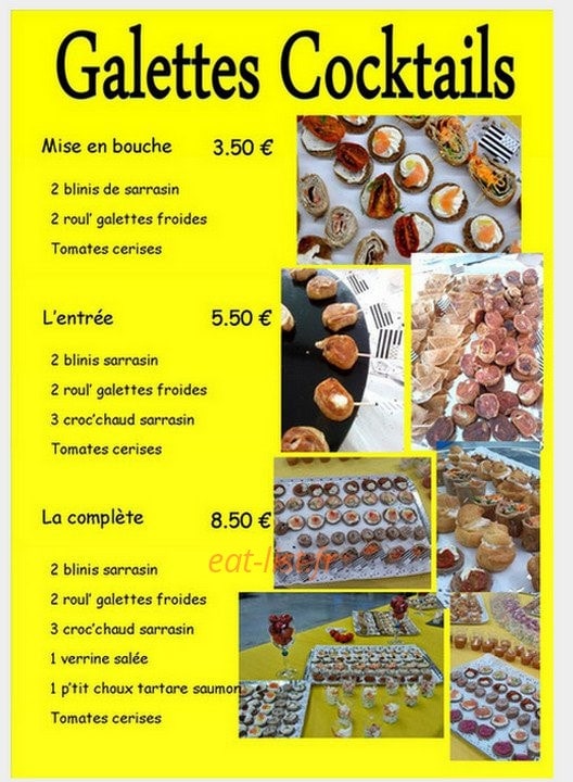Crêpe O' beurre — carte page 1