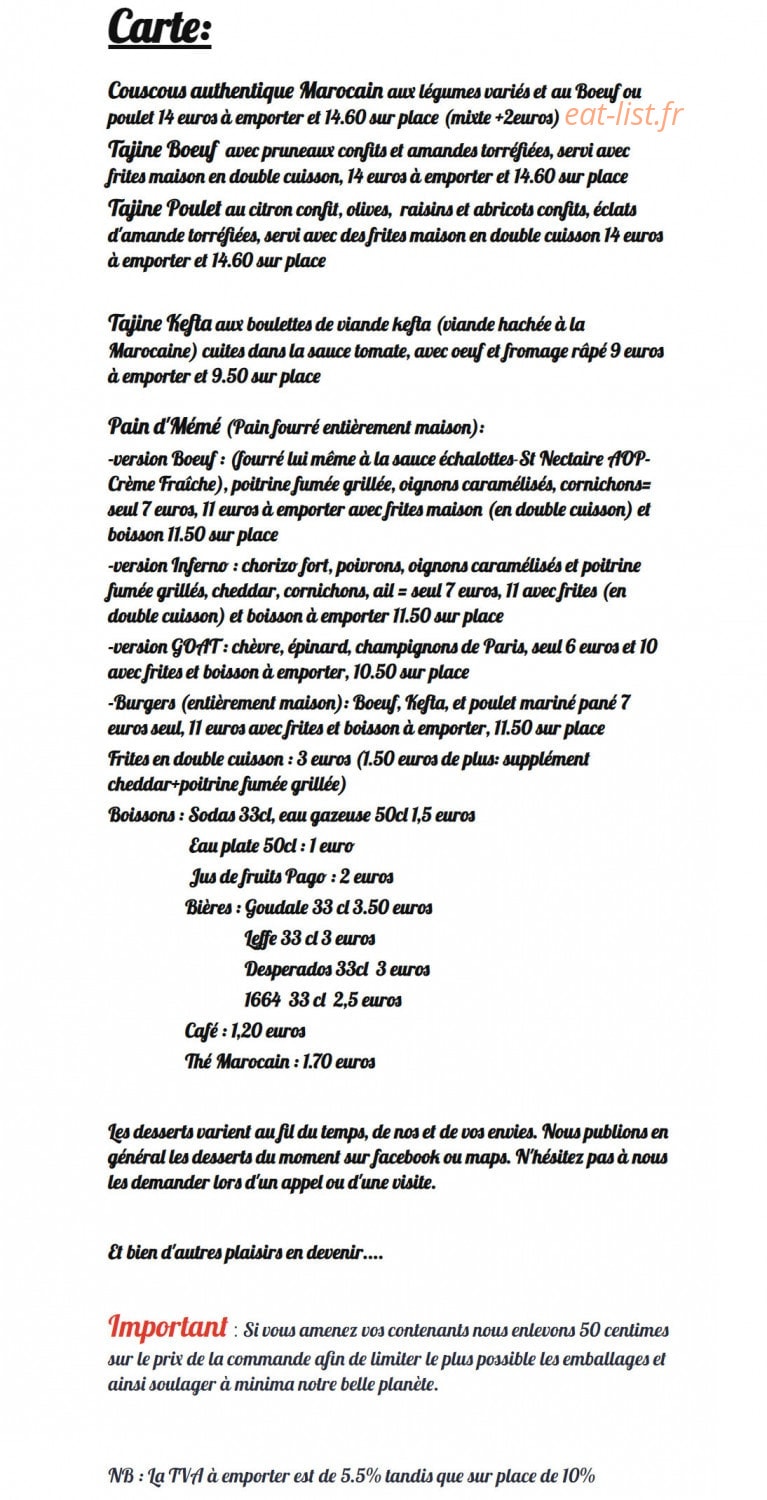 Allô Mémé — carte page 1