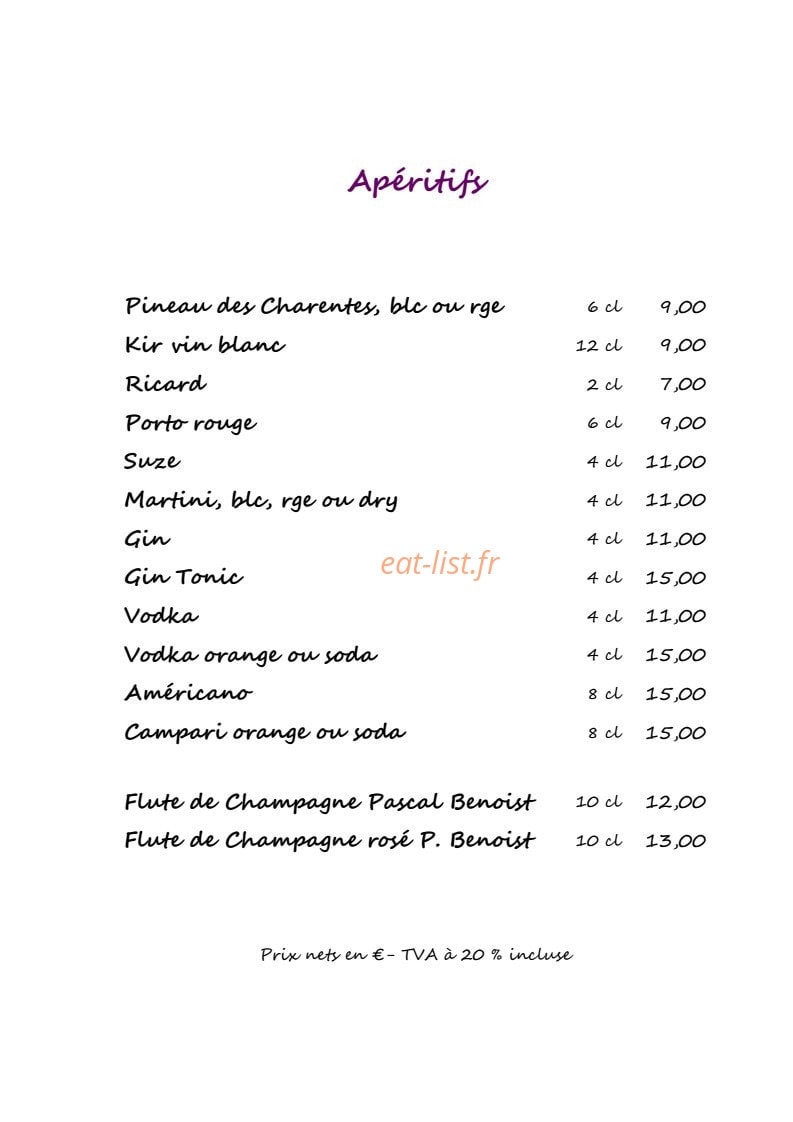 Le Logis Saint Martin — carte page 9