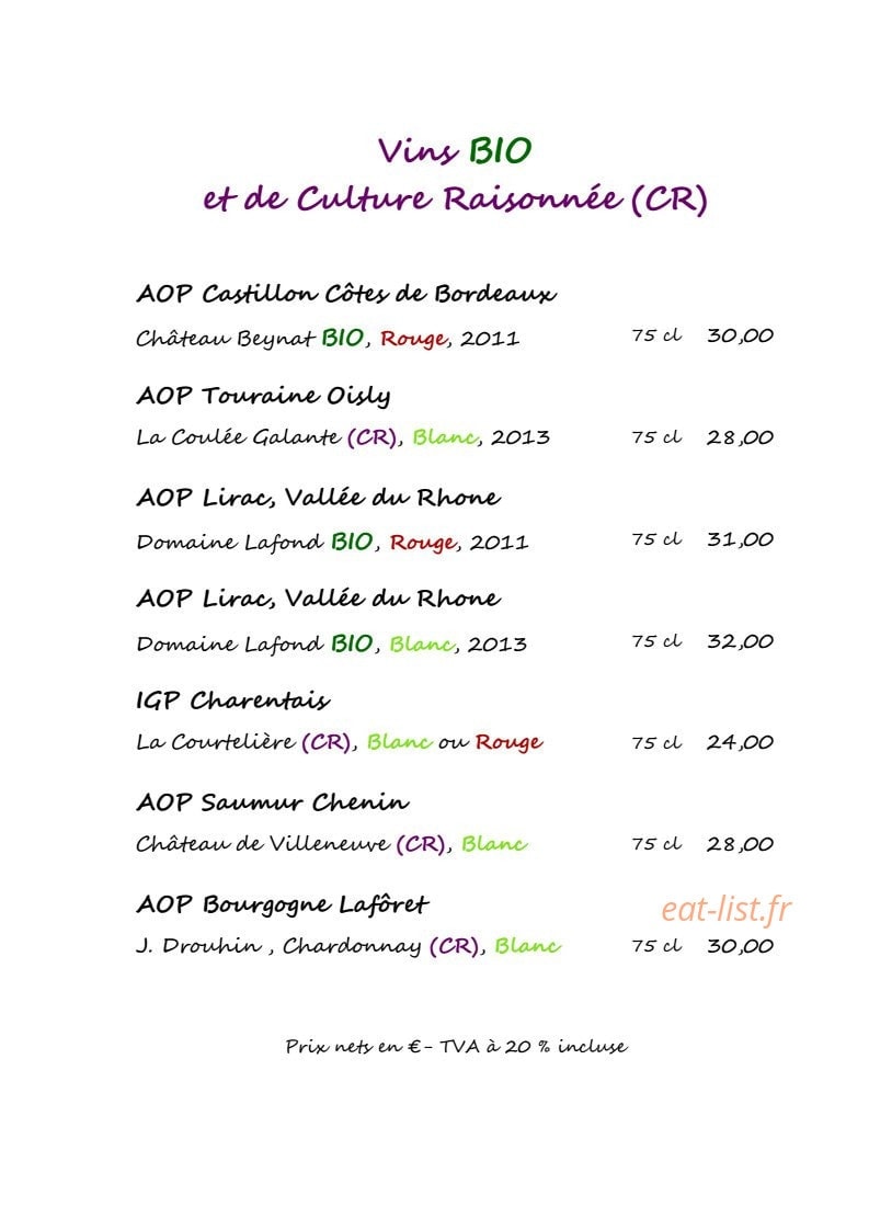 Le Logis Saint Martin — carte page 13