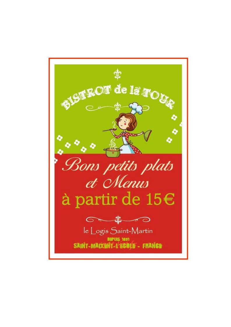 Le Logis Saint Martin — carte page 1
