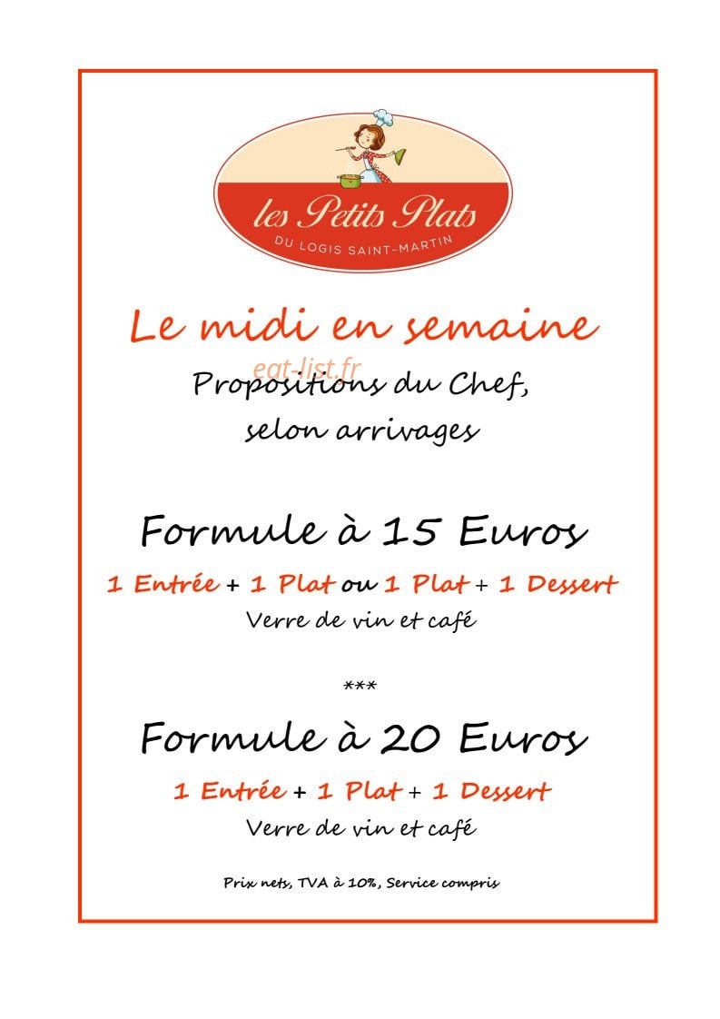 Le Logis Saint Martin — carte page 7