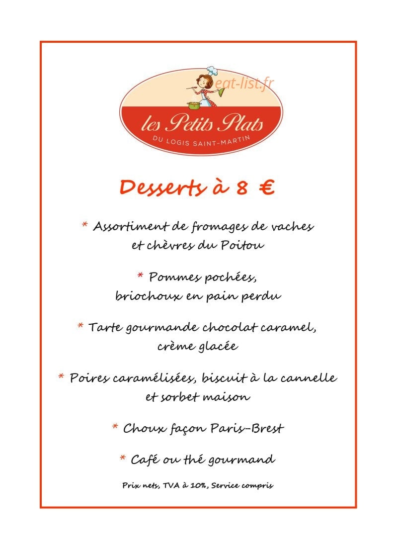 Le Logis Saint Martin — carte page 5