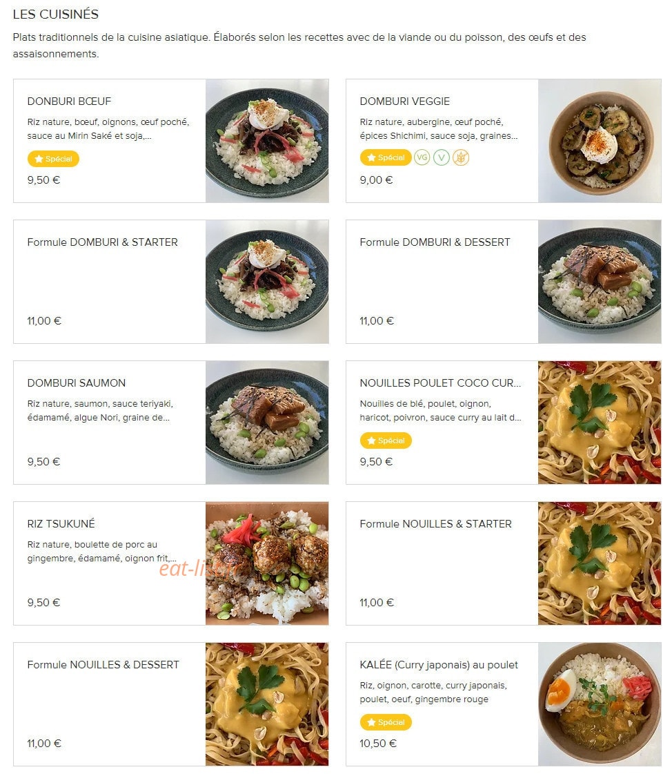 Sushi Daddy — carte page 4