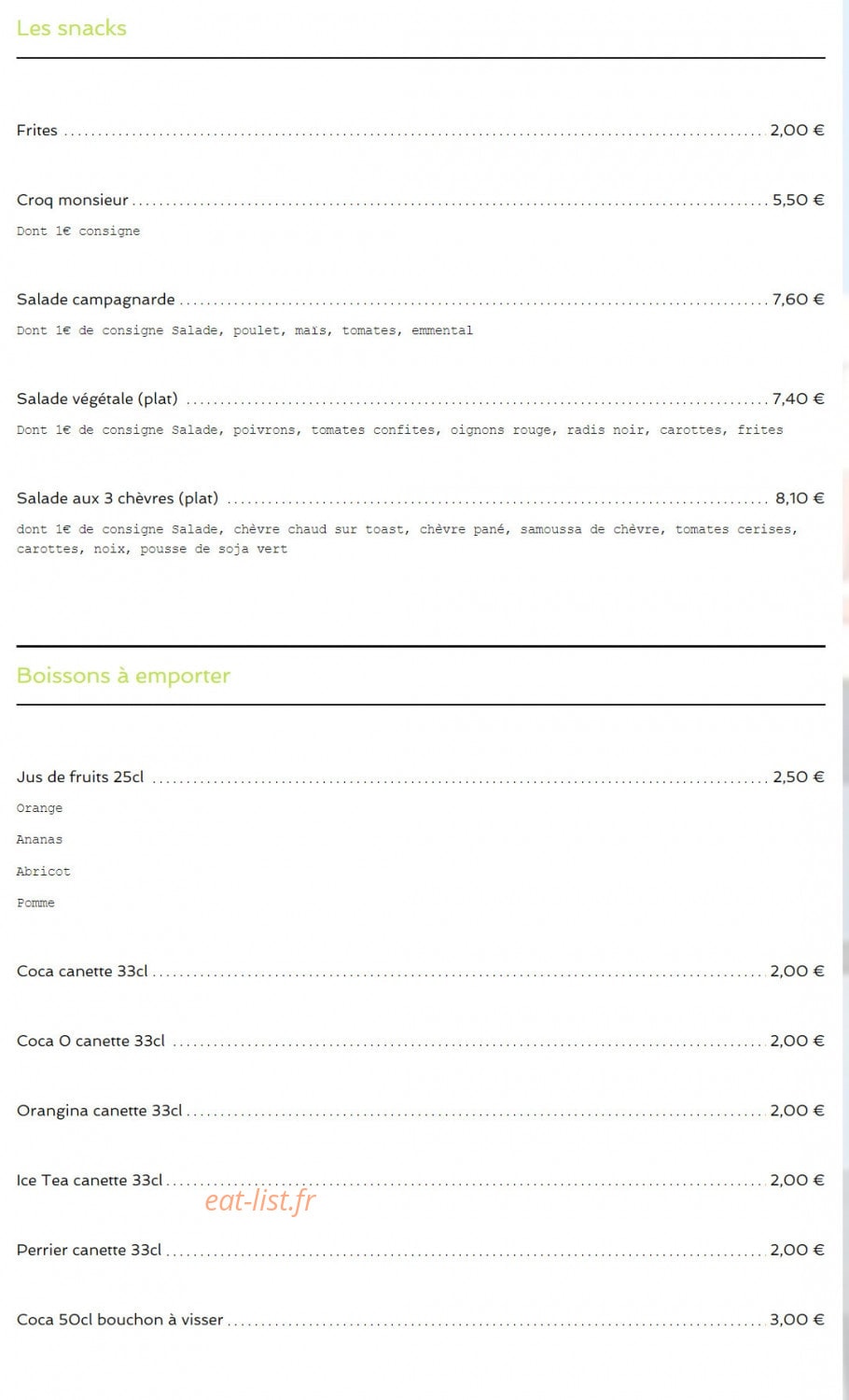 Le Lucky — carte page 8
