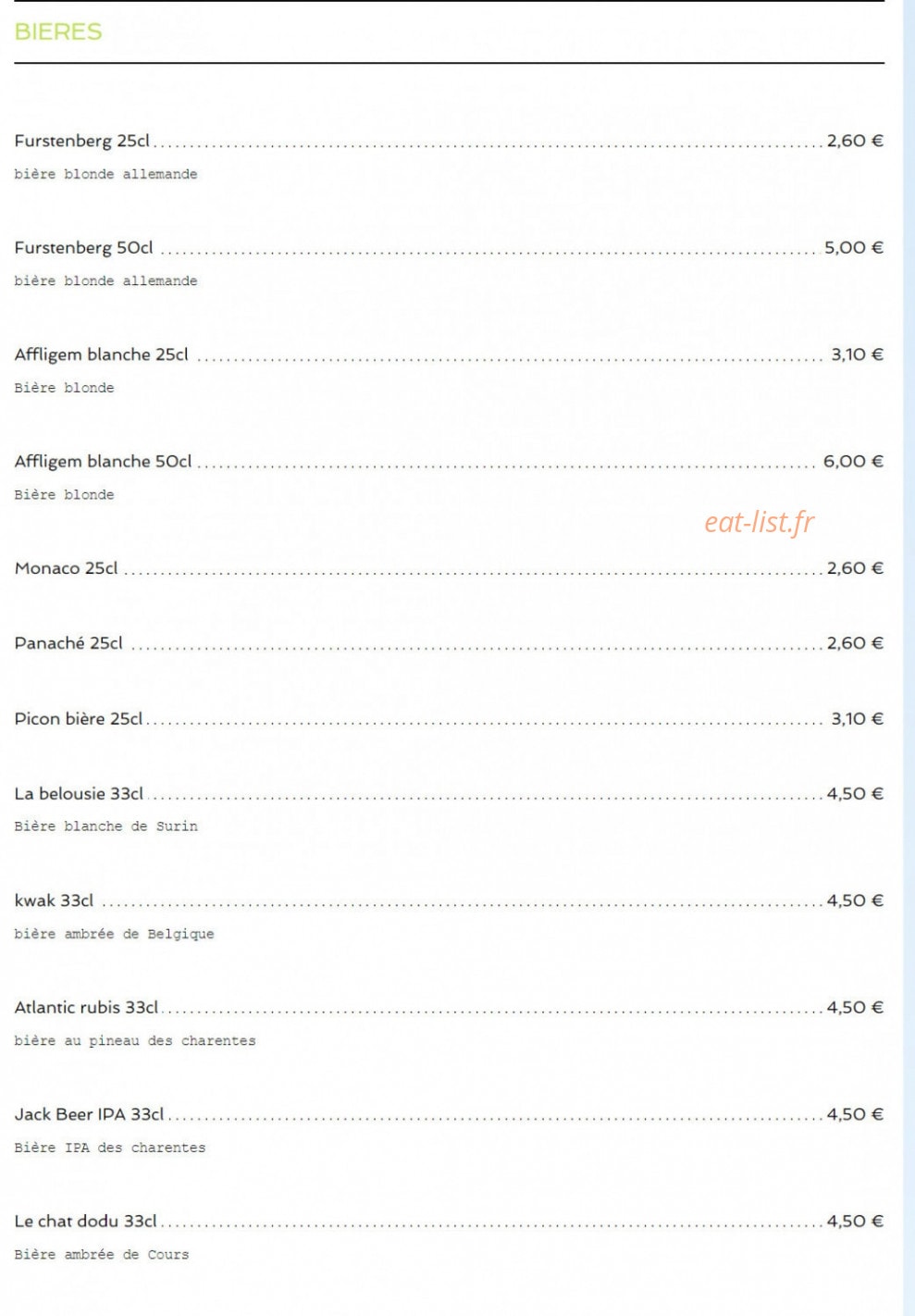 Le Lucky — carte page 3
