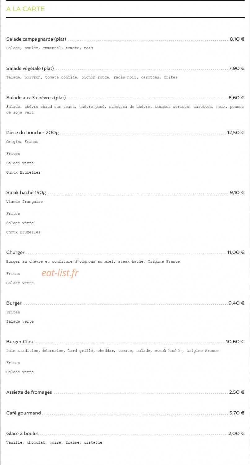 Le Lucky — carte page 2