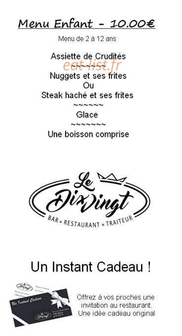 Le Dix Vingt — carte page 6