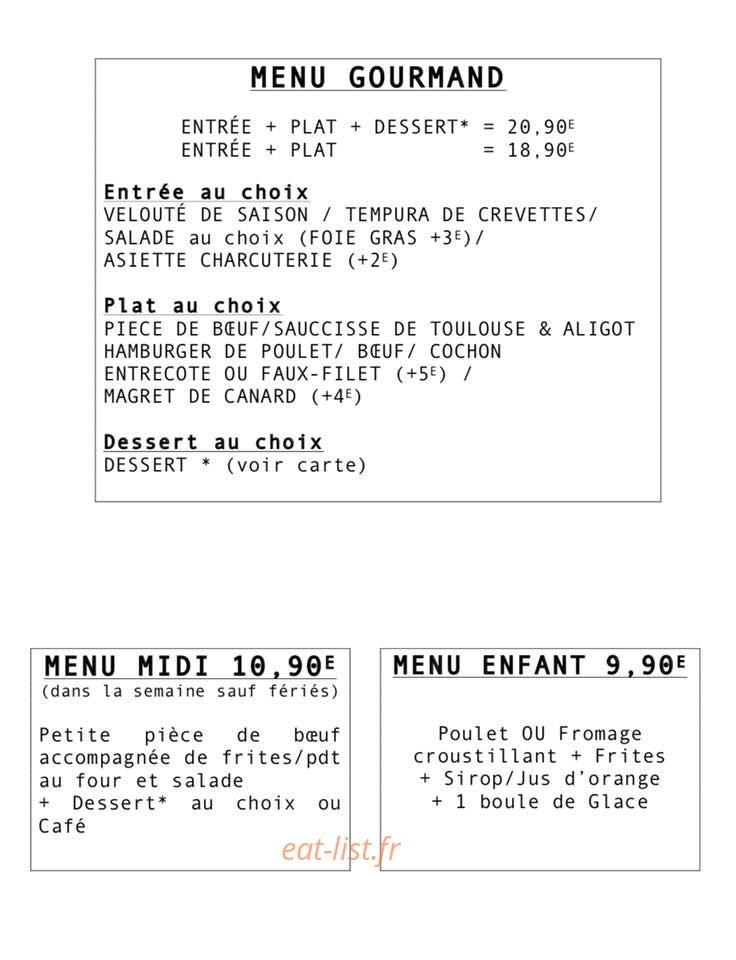 Café Secret Garden — carte page 2