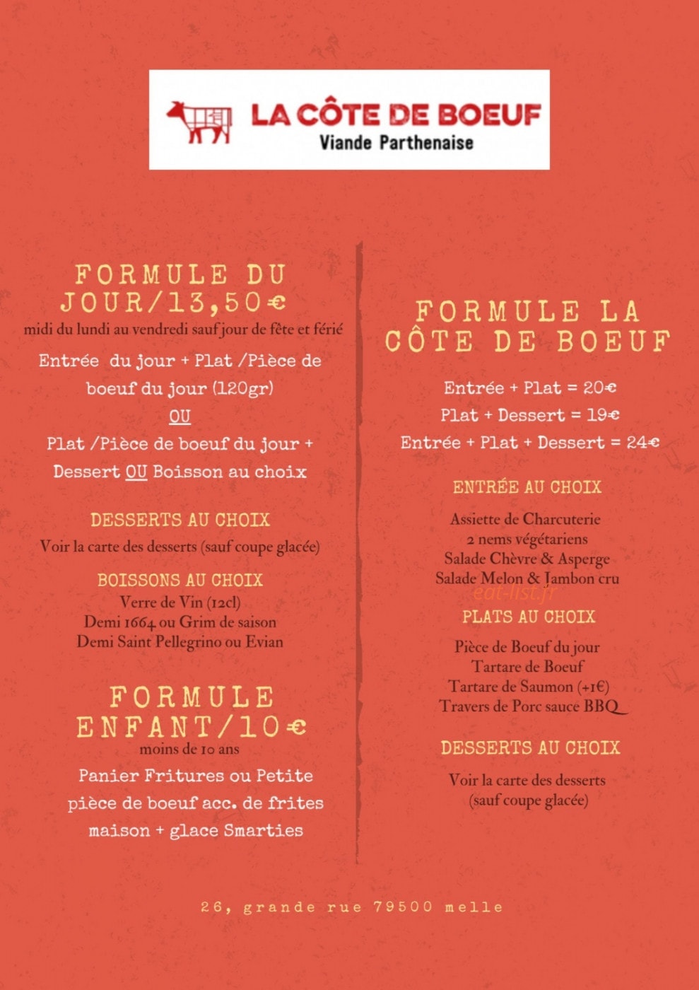 La Côte de Boeuf — carte page 3